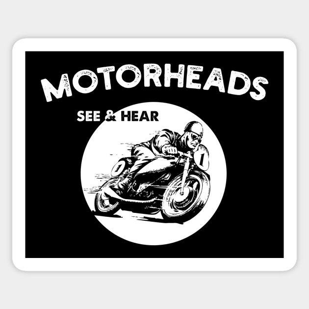 Motorheads Motorcycle Sticker by Kingrocker Clothing